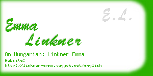 emma linkner business card